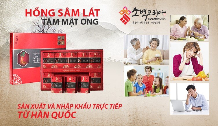 Sâm lát tẩm mật ong